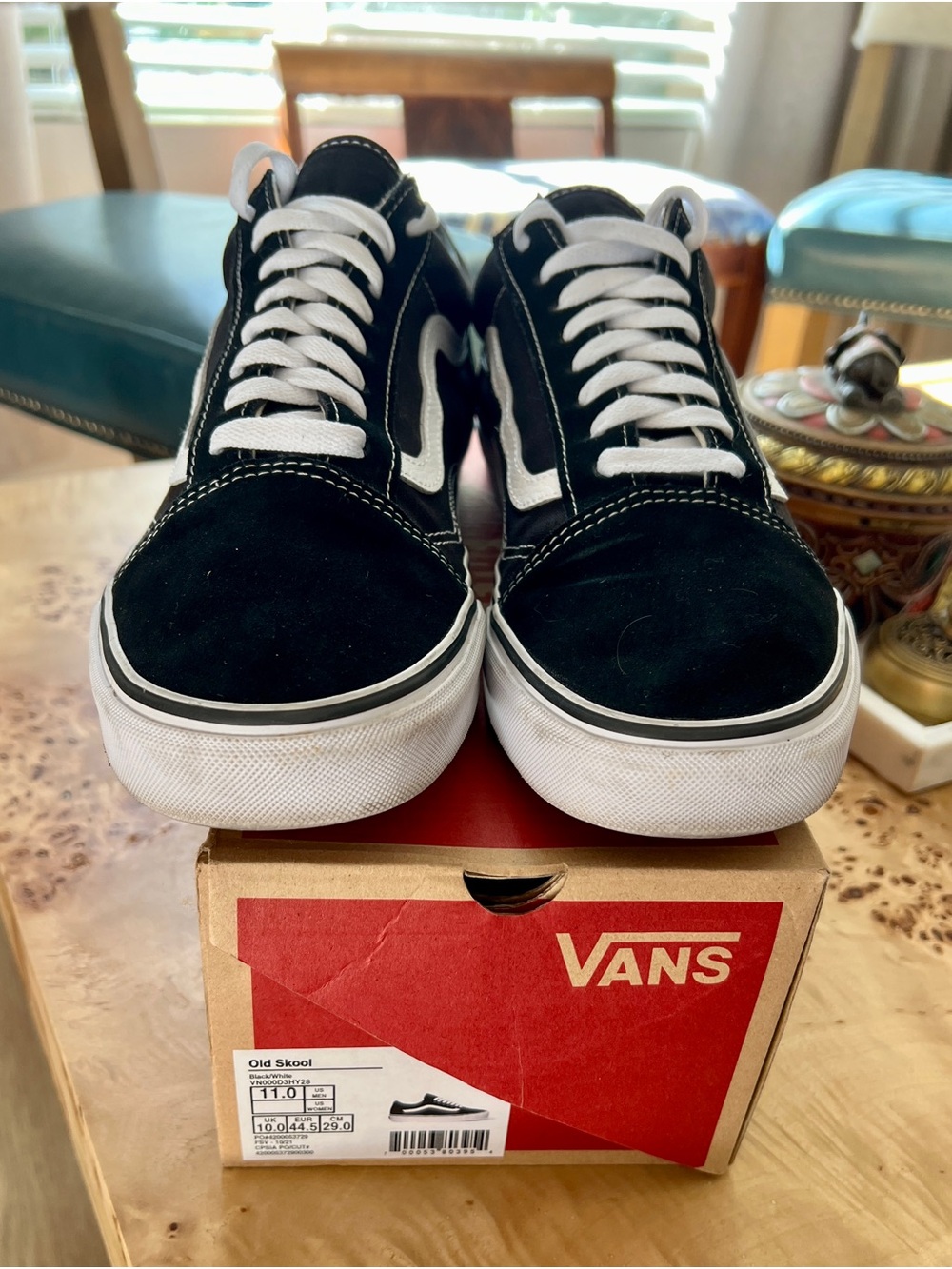 VANS Old Skool Skate Sneakers - 11 - Black - EUC / with Box - Picture 3 of 9
